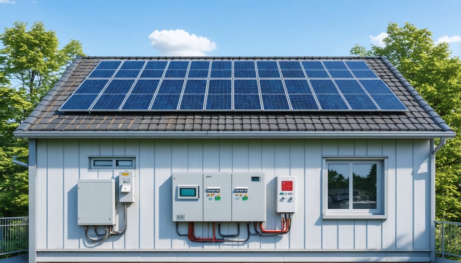 Real-world implementation of integrated building automation system with renewable energy components
