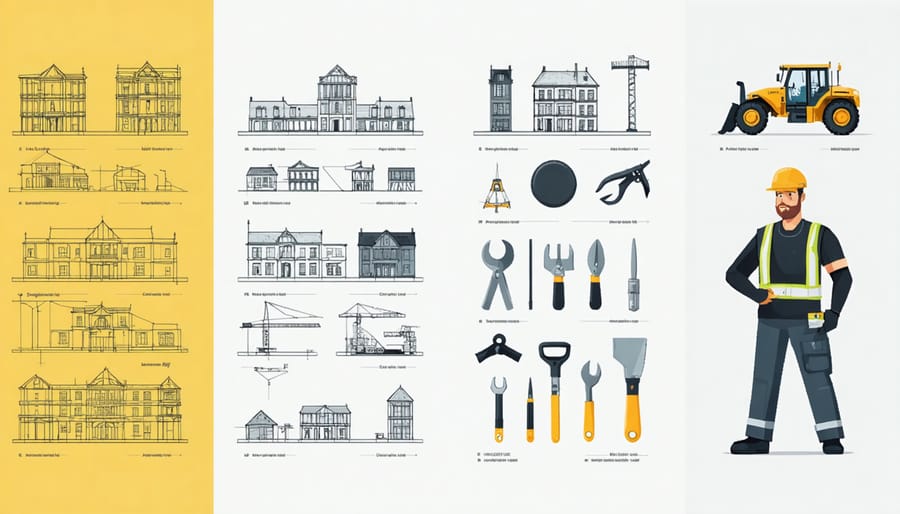 Comparison of traditional vs modern digital construction practices