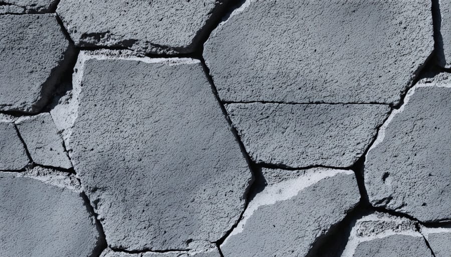 Detailed view of innovative carbon-capturing concrete surface