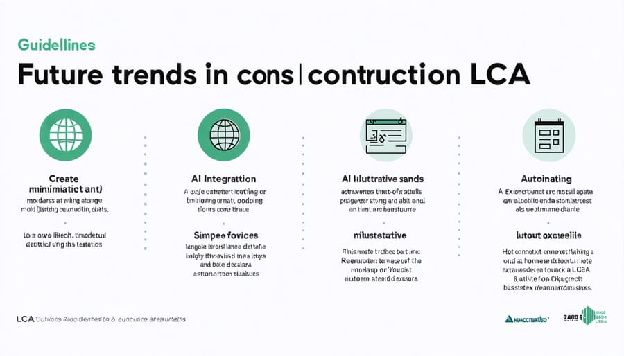 Visual representation of emerging technologies and trends in construction lifecycle analysis